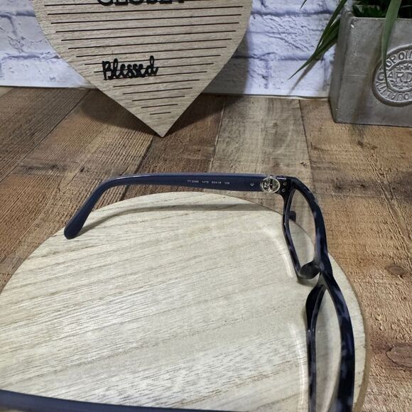 Tory Burch TY 2055 Tortoise Rectangular Eyeglasses 53-16-135 with case - Picture 7 of 11